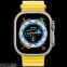 Apple Watch Ultra GPS + Cellular 49mm Titanium Case with Yellow Ocean Band (MNHG3) 0