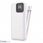 Внешний аккумулятор (павербанк) WIWU JC-18 Power Bank 10000mAh LED Battery Capacity White 0