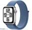 Apple Watch SE 2 GPS 40mm Silver Aluminium with Winter Blue Sport Loop (MRE33) 0