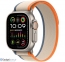 Apple Watch Ultra 2 GPS + Cellular 49mm Titanium Case with Orange/Beige Trail Loop - M/L (MRF23, MRFM3) 0