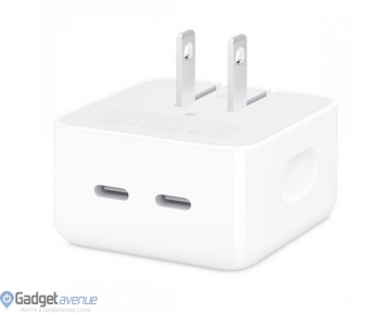 Блок питания для ноутбука Apple 35W Dual USB-C Port Compact Power Adapter (MNWM3)