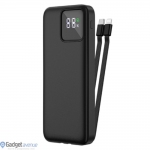 Внешний аккумулятор (павербанк) WIWU JC-18 Power Bank 10000mAh LED Battery Capacity Black