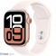 Смарт-годинник Apple Watch Series 10 GPS 46mm Rose Gold Alu. Case w. Light Blush Sport Band - S/M (MWWT3)