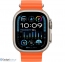 Apple Watch Ultra 2 GPS + Cellular 49mm Titanium Case with Orange Ocean Band (MREH3, MRF83)