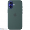 Чохол для смартфона Apple iPhone 16 Silicone Case with MagSafe - Lake Green (MYY83) 0