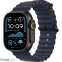 Смарт-годинник Apple Watch Ultra 2 GPS + Cellular 49mm Black Titanium Case w. Navy Ocean Band (MYTC3+MYPA3) 0