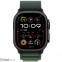 Смарт-годинник Apple Watch Ultra 2 GPS + Cellular 49mm Black Titan. Case w. Dark Green Alpine Loop - Small (MX4Q3) 2