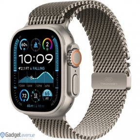 Смарт-годинник Apple Watch Ultra 2 GPS + Cellular 49mm Natural Titanium Case w. N. Titanium Milanese Loop - M (MX5R3)