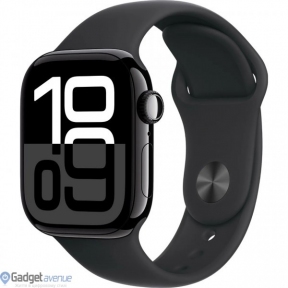 Смарт-часы Apple Watch Series 10 GPS + Cellular 46mm Jet Black Alu. Case w. Black Sport Band - S/M (MWY33)