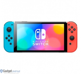 Портативная игровая приставка Nintendo Switch OLED with Neon Blue and Neon Red Joy-Con (045496453442)