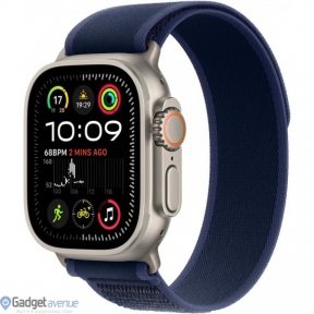 Смарт-годинник Apple Watch Ultra 2 GPS + Cellular 49mm Natural Titan. Case w. Blue Trail Loop - M/L (MX4L3)