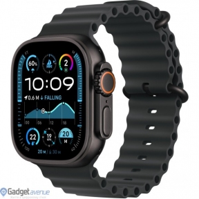 Смарт-годинник Apple Watch Ultra 2 GPS + Cellular 49mm Black Titanium Case w. Black Ocean Band (MX4P3)