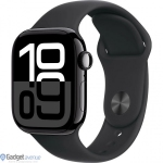 Смарт-часы Apple Watch Series 10 GPS 42mm Jet Black Alu. Case w. Black Sport Band - S/M (MWWE3)