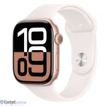 Смарт-часы Apple Watch Series 10 GPS + Cellular 46mm Rose Gold Alu. Case w. Light Blush Sport Band - S/M (MWY63)