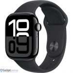 Смарт-годинник Apple Watch Series 10 GPS 42mm Jet Black Alu. Case w. Black Sport Band - M/L (MWWF3)